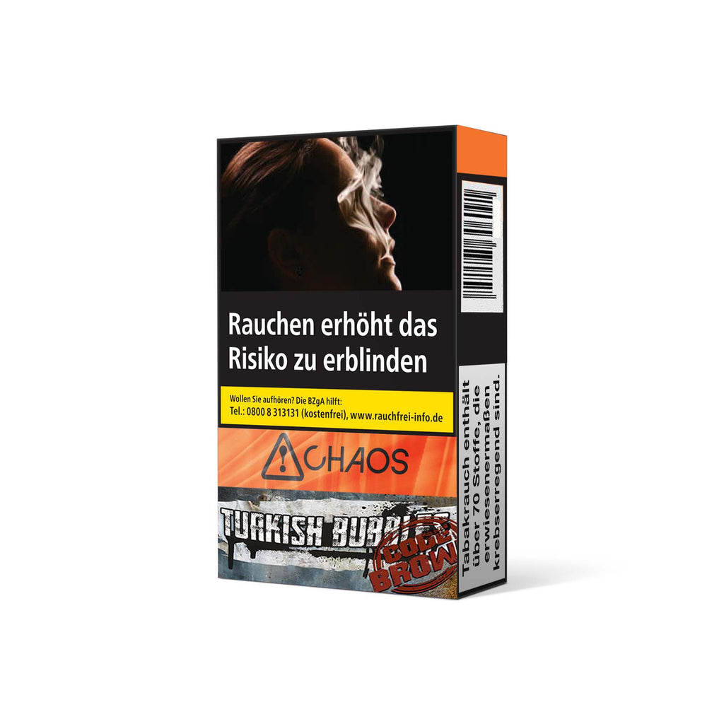 Chaos Tobacco 20g - Turkish Bubbles Code Brown